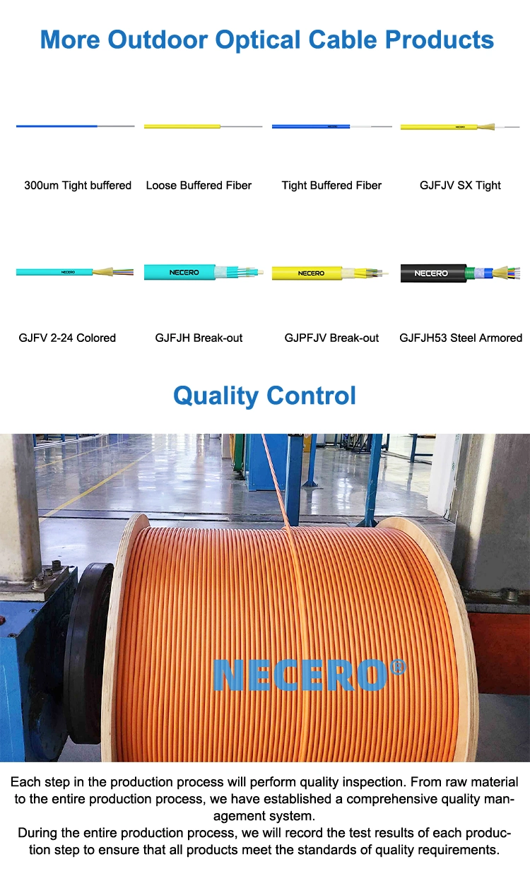 Wholesale Price Best Selling Multi-Function Network Cable Dca Sert Fiber Optic Cable LSZH G. 652D 1 Core Distribution Cable Fiber GJFJV